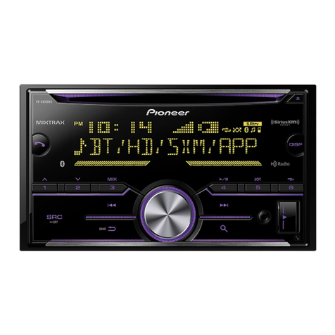 Pioneer FH-X830BHS owner's manual