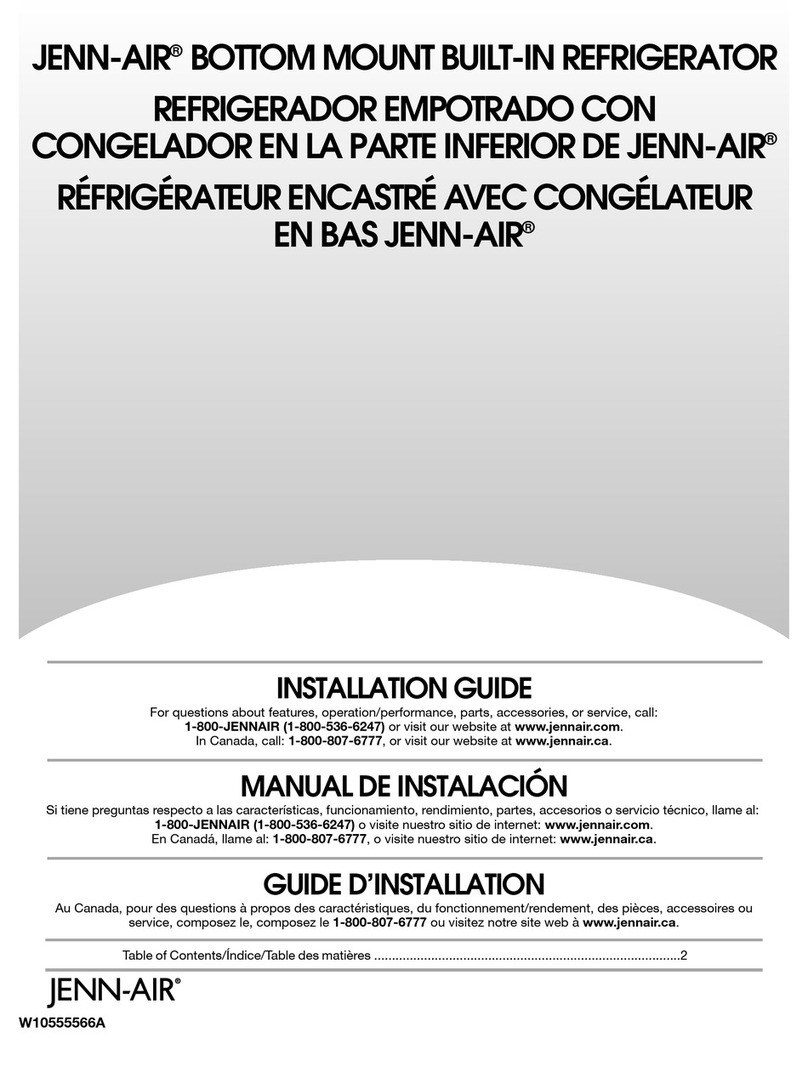 Jenn-Air jb36ssfxra User manual