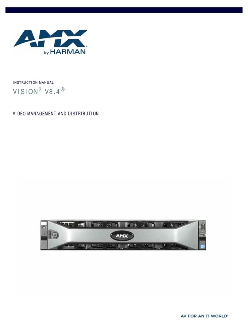 AMX vision2 V8.4 instruction manual