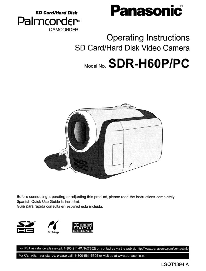 Panasonic SDR-H60P/PC User manual
