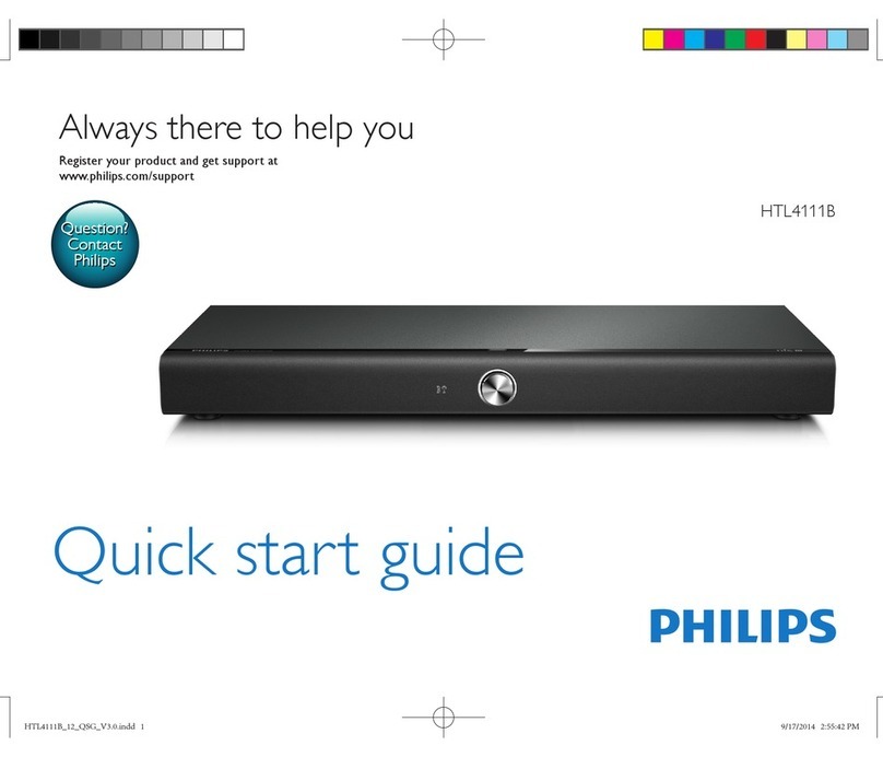 Philips HTL4111B User manual