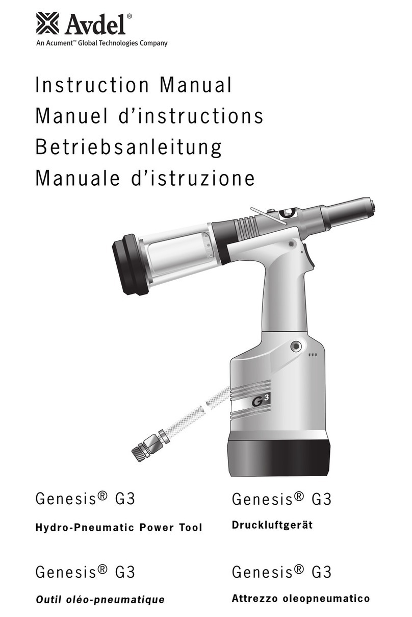 Avdel Genesis G3 instruction manual