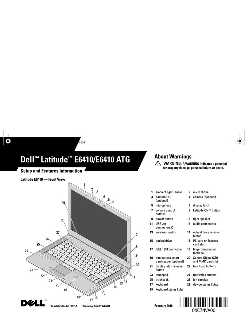 Dell Latitude E6410 Manual