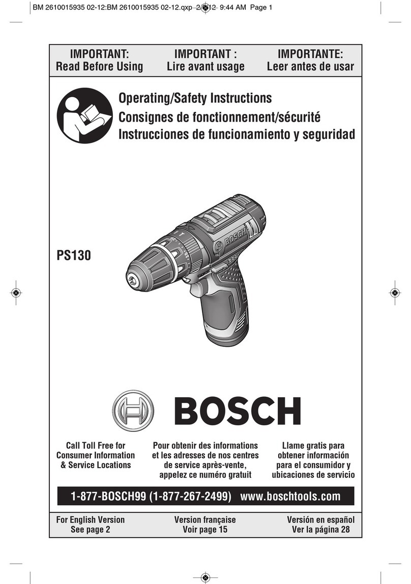 Bosch PS130 Assembly instructions
