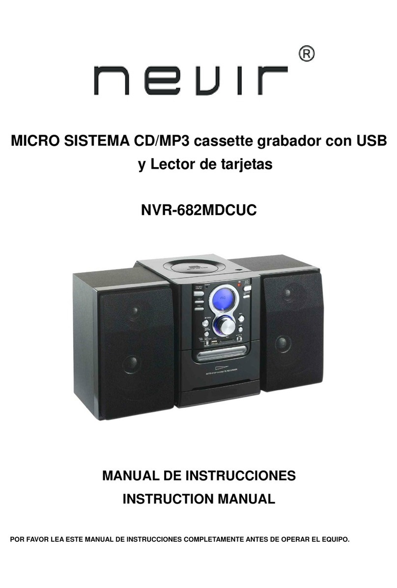 Nevir NVR-682MDCUC User manual