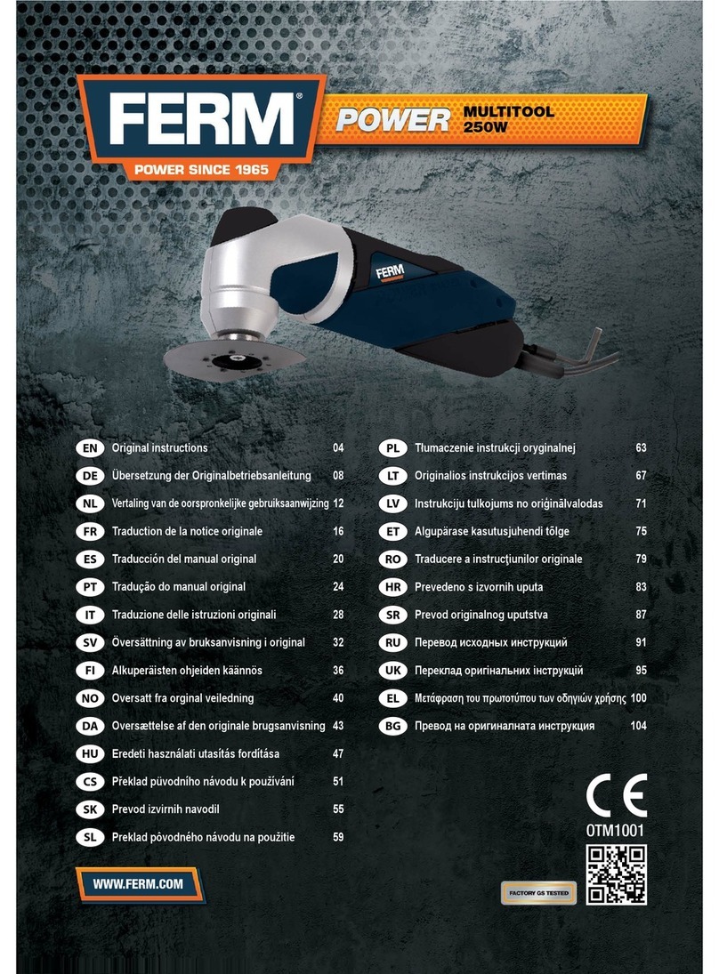 Ferm OTM1001 Original instructions