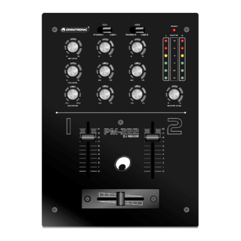 Omnitronic PM-222 User manual