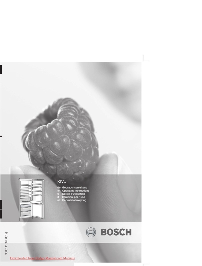 Bosch KIV38X01 User manual Bosch KIV38X01 User manual