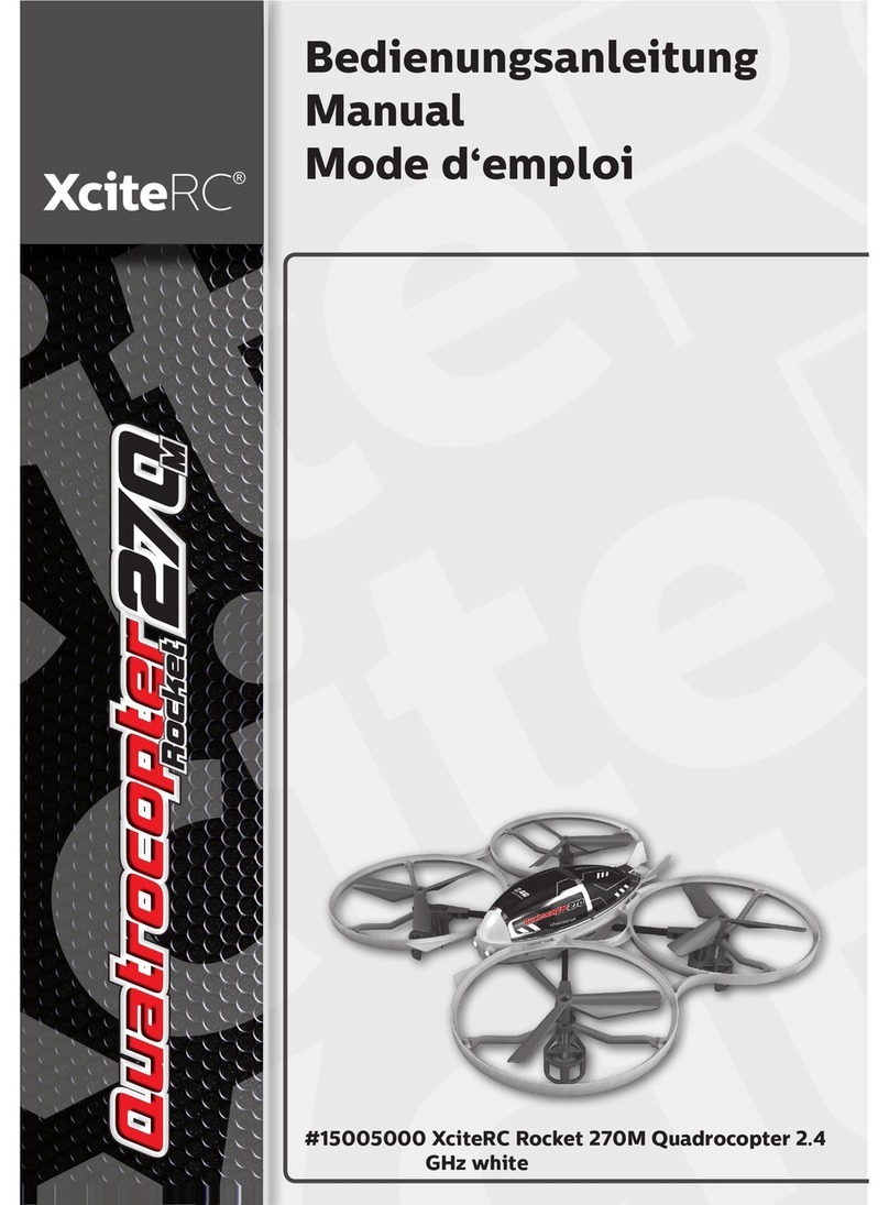 XciteRC QUATROCOPTER ROCKET 270 User manual