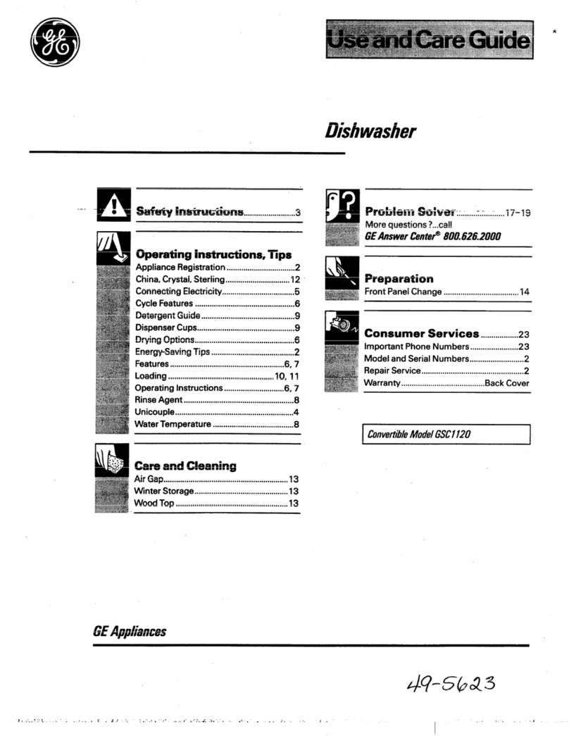 GE GSCl120 User manual