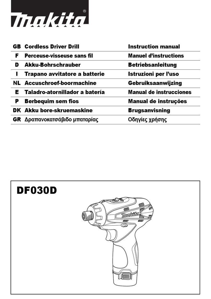 Makita DF030D instruction manual