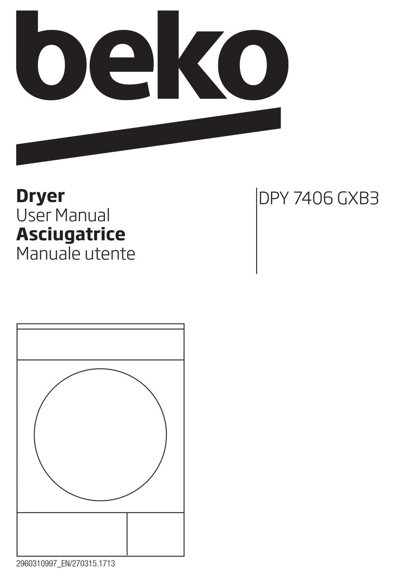 Beko DPY 7406 GXB3 User manual