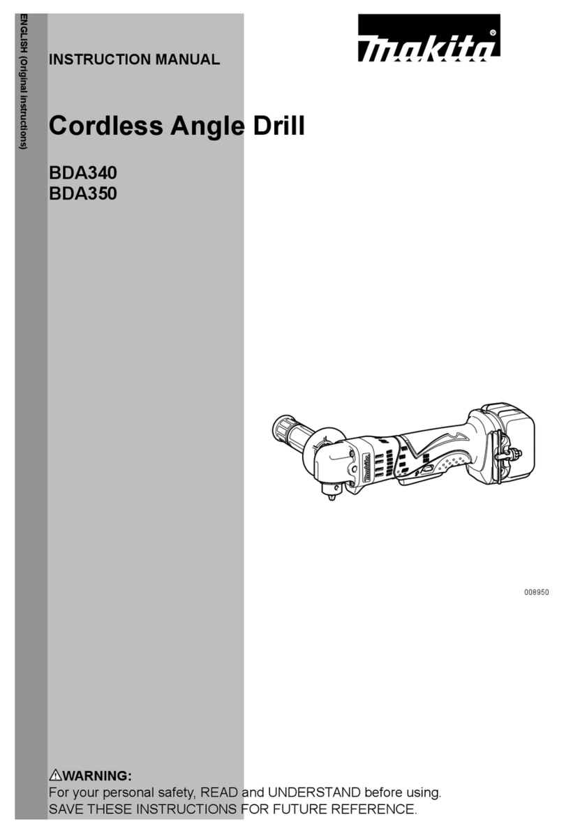 Makita BDA340 User manual Makita BDA340 User manual