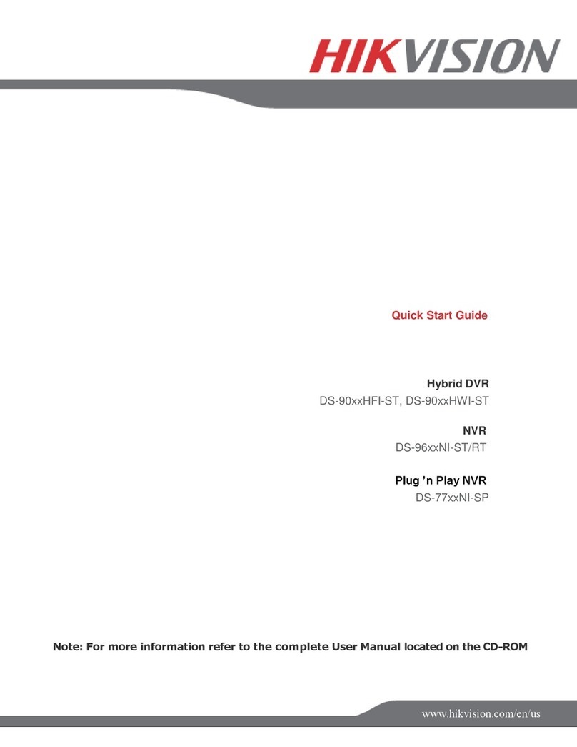 HIK VISION DS-90xxHFI-ST User manual HIK VISION DS-90xxHFI-ST User manual