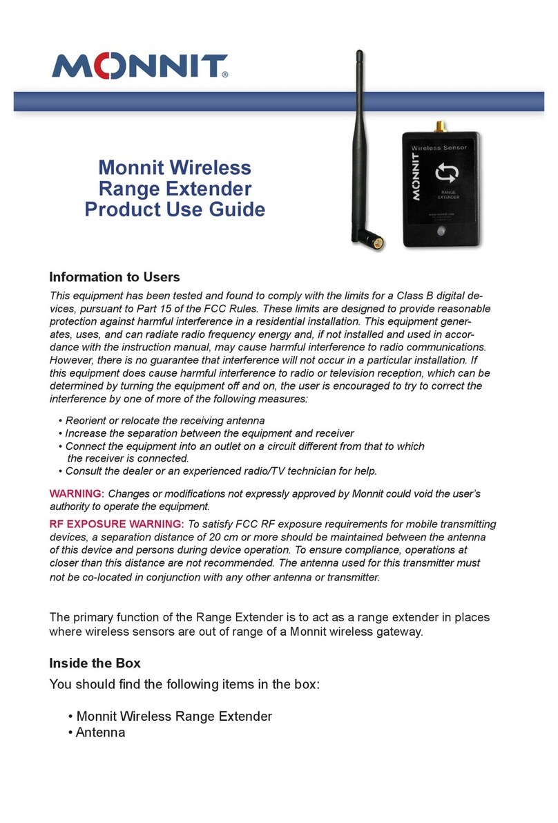 Monnit mug11 User manual