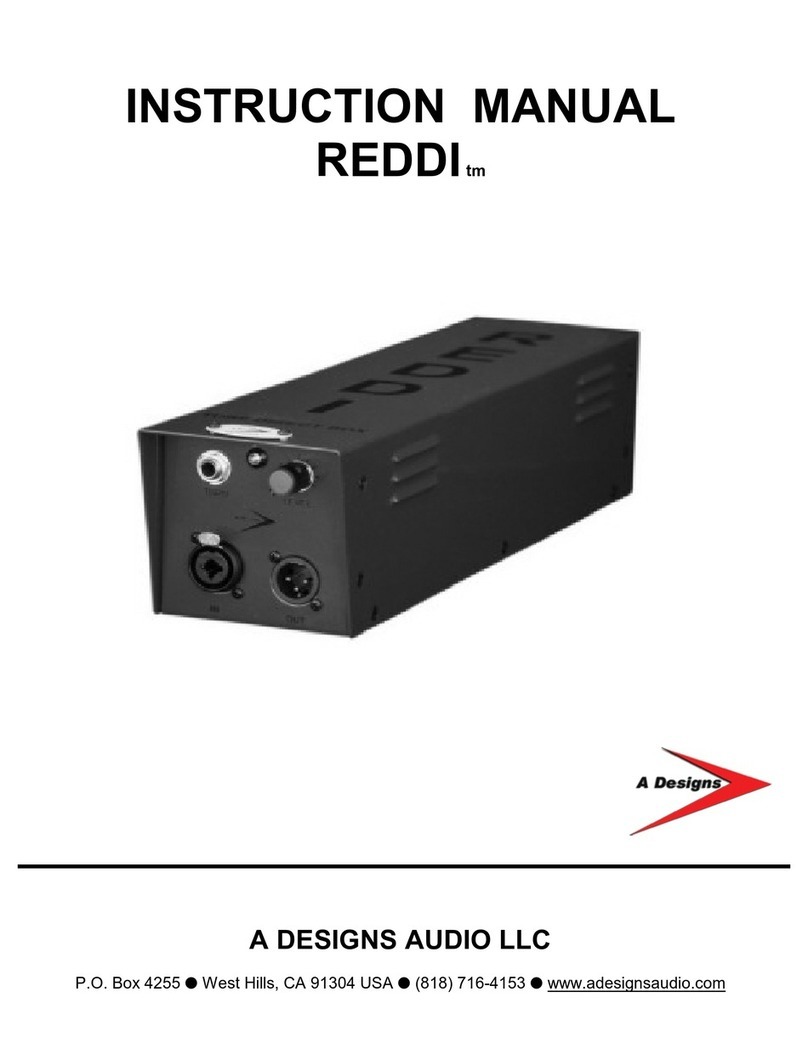 A-Designs REDDI instruction manual