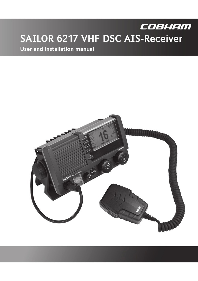 COBHAM SAILOR 6217 Operating manual