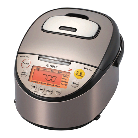 Tiger JKT-S10W User manual Tiger JKT-S10W User manual