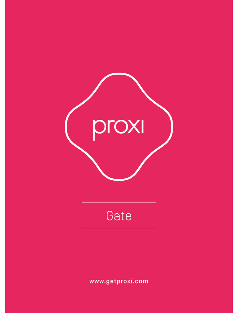 Proxi gate user manual