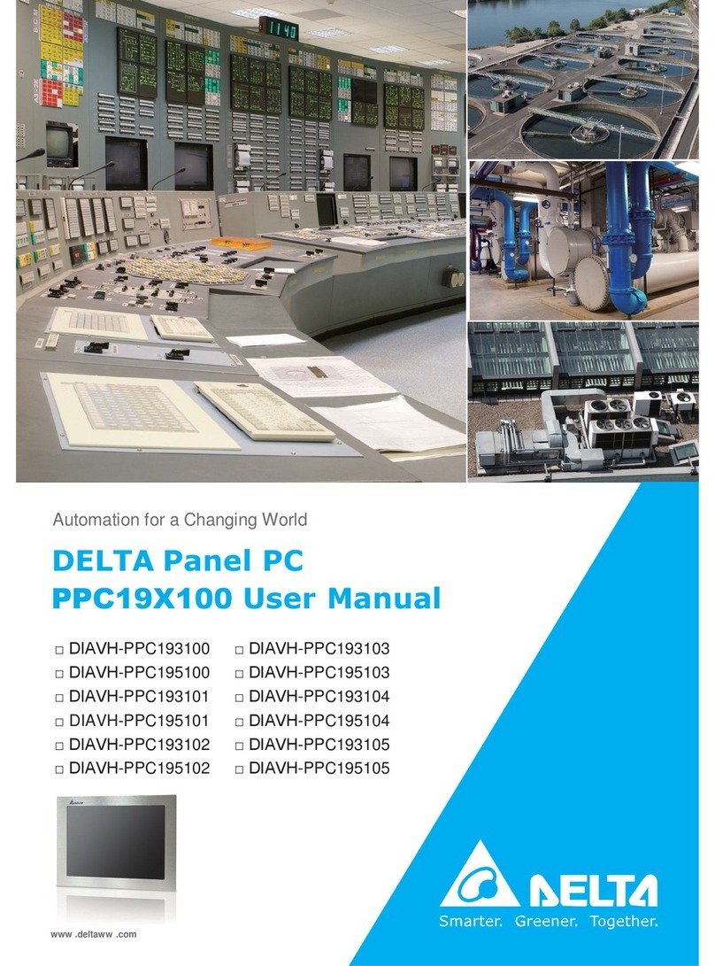 Delta DIAVH-PPC193100 User manual