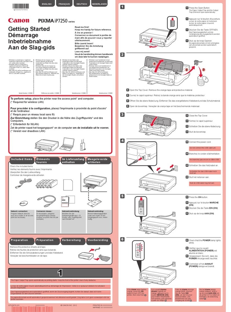 Canon pixma ip7250 series User manual