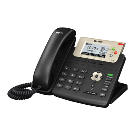 Yealink SIP-T23P User manual