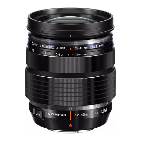 Olympus M. Zuiko Digital ED 12-40mm f2.8 PRO instructions