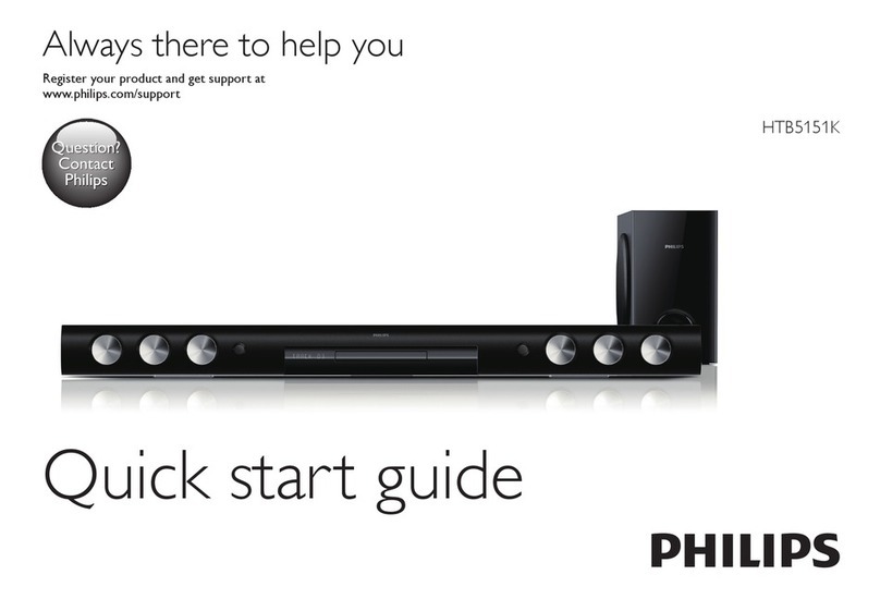 Philips htb5151k User manual