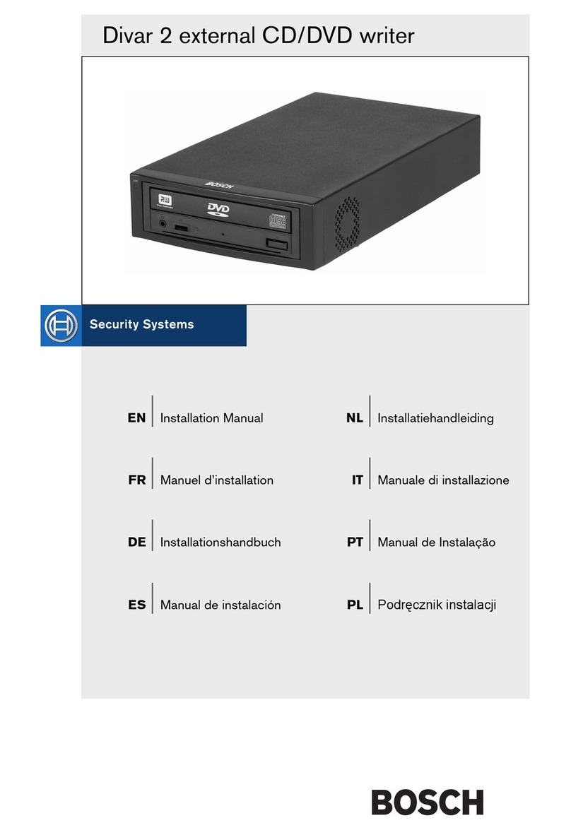 Bosch Divar 2 User manual