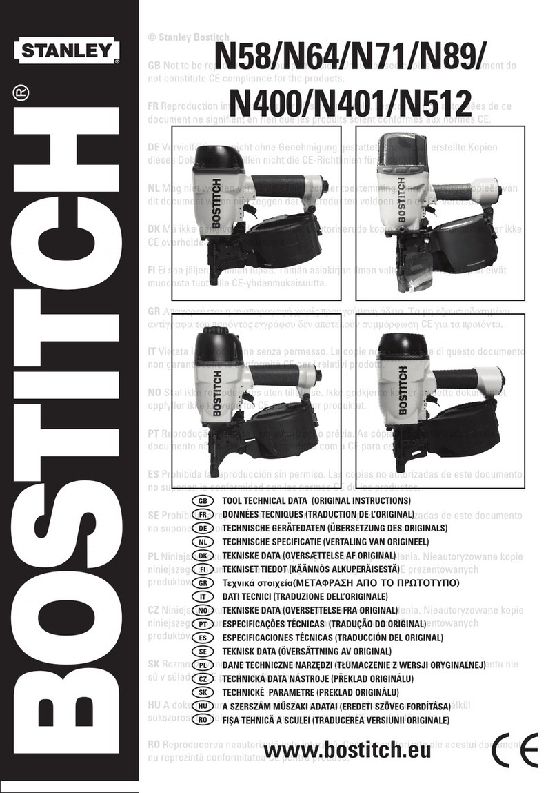Bostitch N58 Original instructions