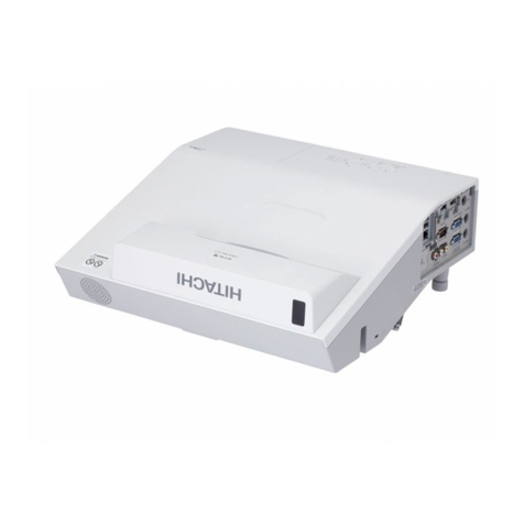 Hitachi CP-TW2505 User manual Hitachi CP-TW2505 User manual