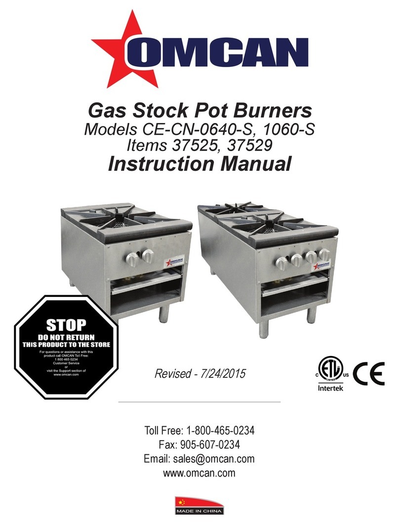Omcan CE-CN-0640-S instruction manual