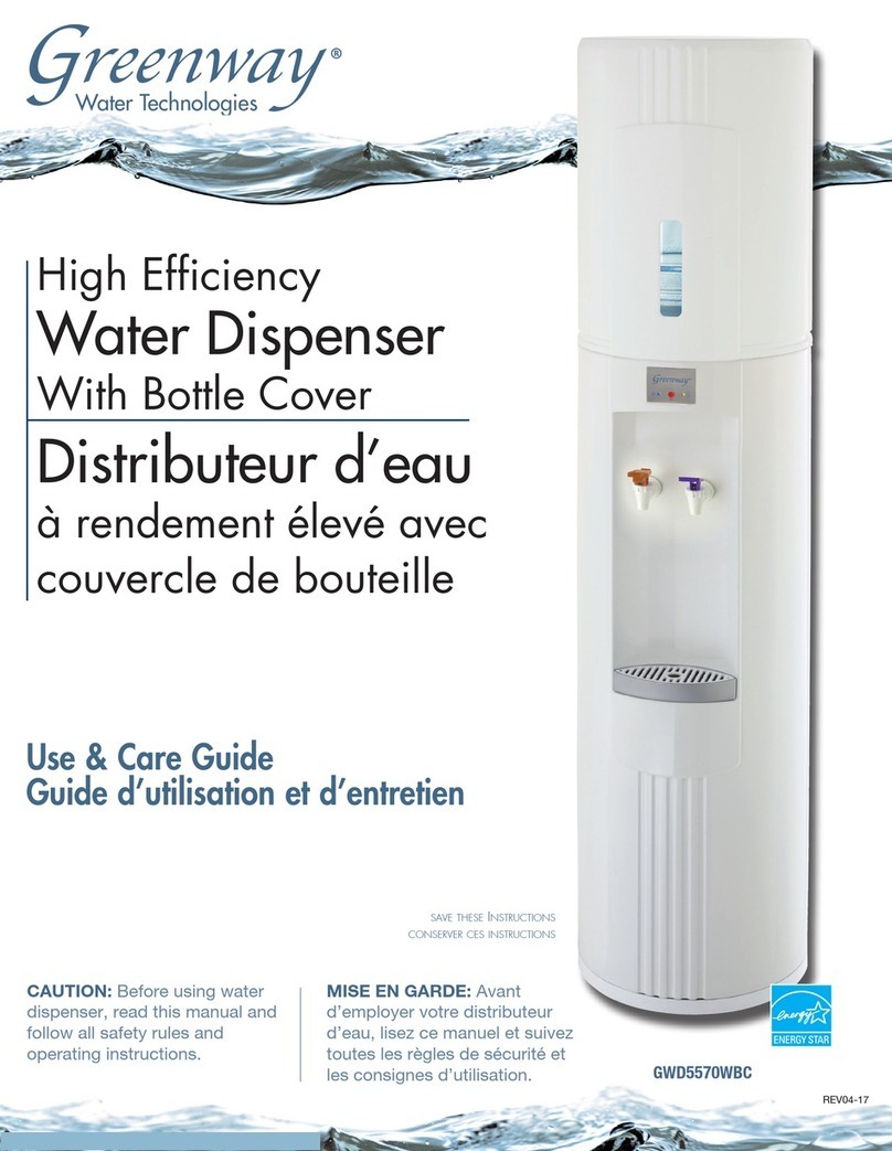 Greenway Home Products GWD5570WBC Use & care guide