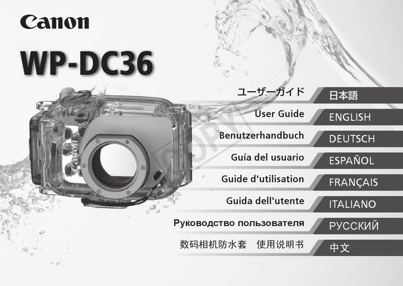 Canon WP-DC36 User manual Canon WP-DC36 User manual