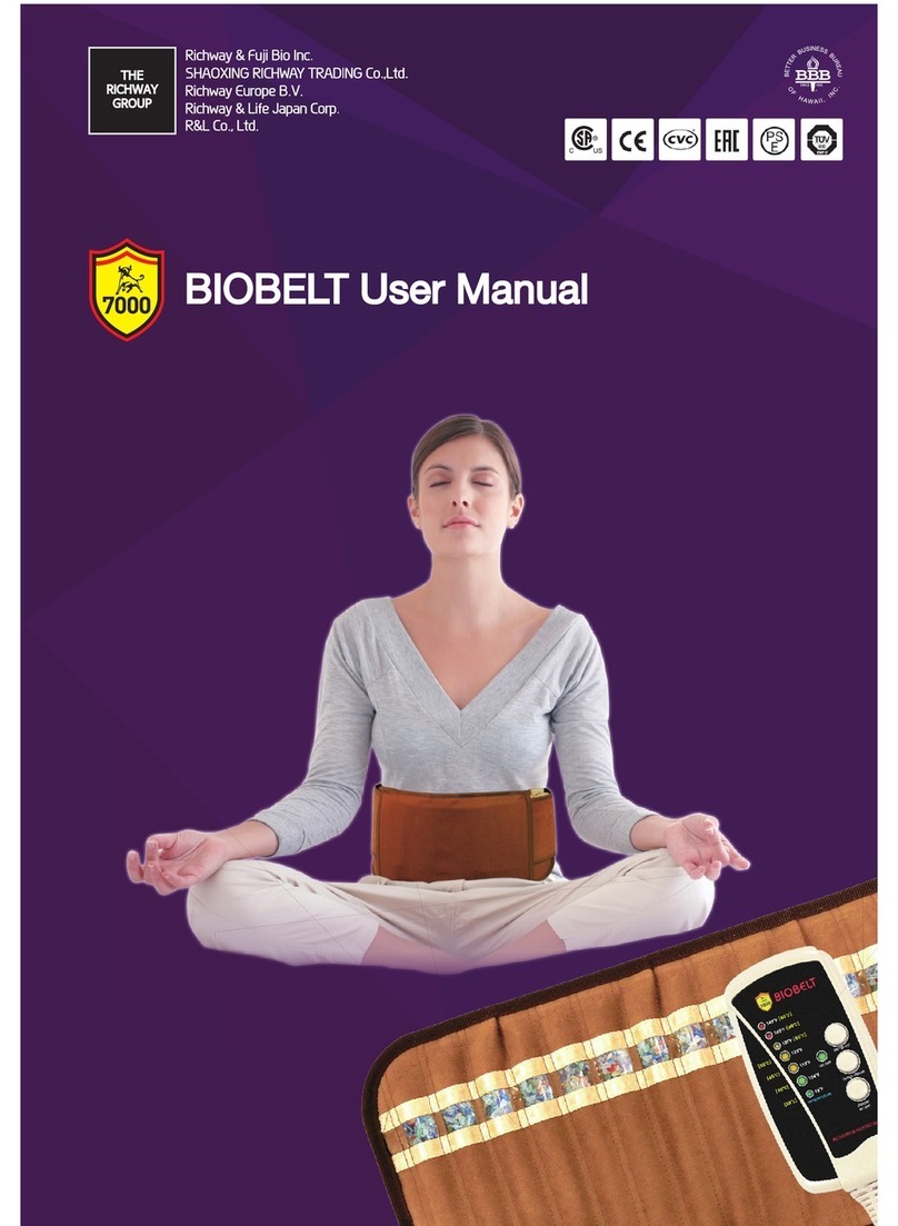 Richway & Fuji Bio Biobelt User manual