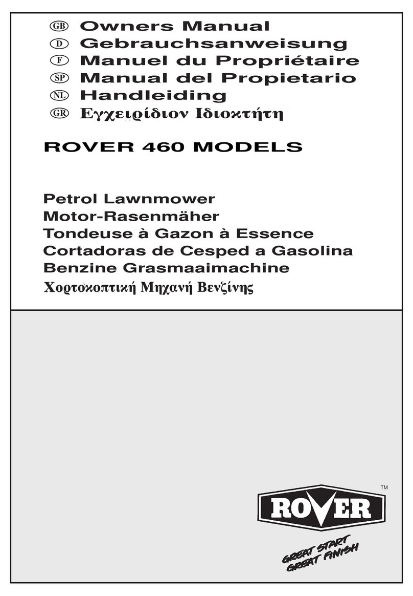 Rover 460 User manual