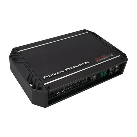 PowerAcoustik BAMF2600/1D User manual PowerAcoustik BAMF2600/1D User manual