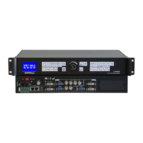 Vdwall LVP605 user manual
