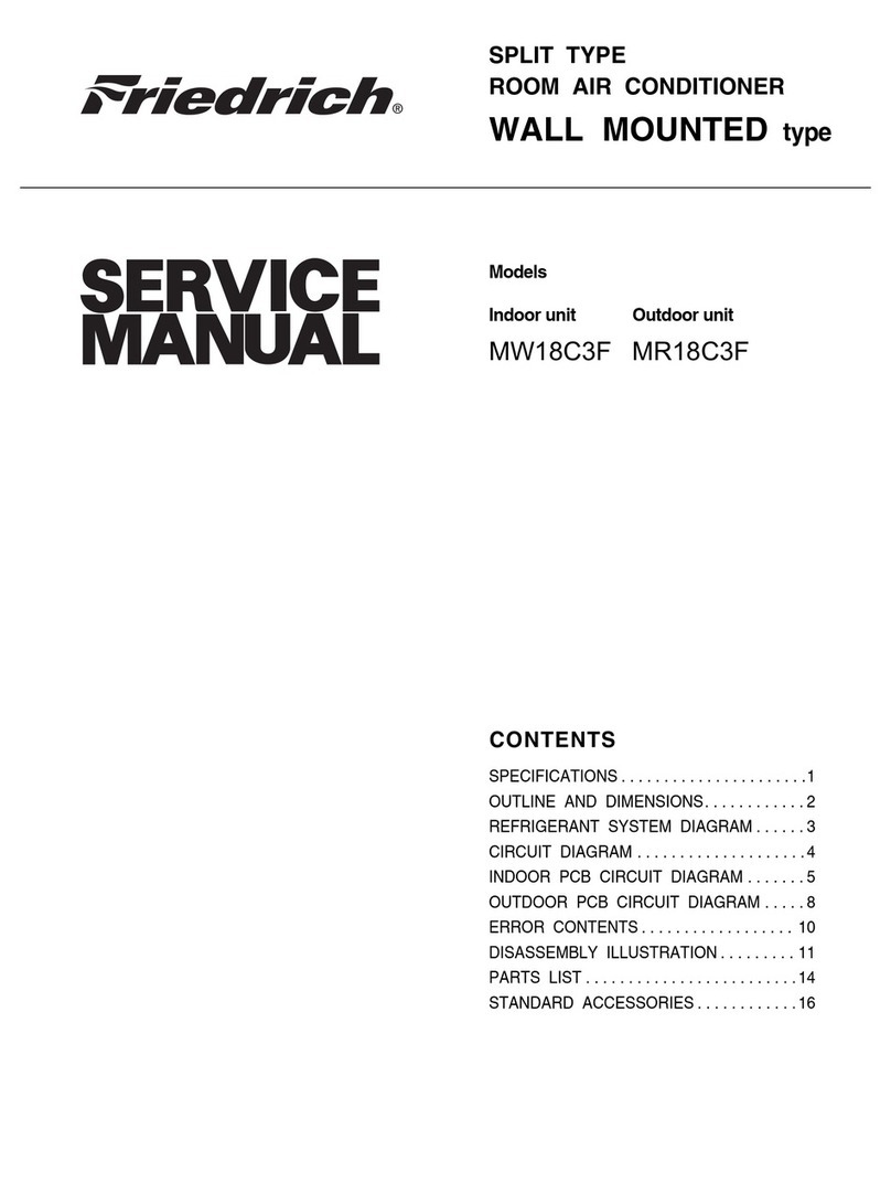 Friedrich MW18C3F User manual