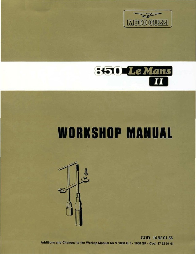 MOTO GUZZI 850 Le Mans III Instruction manual