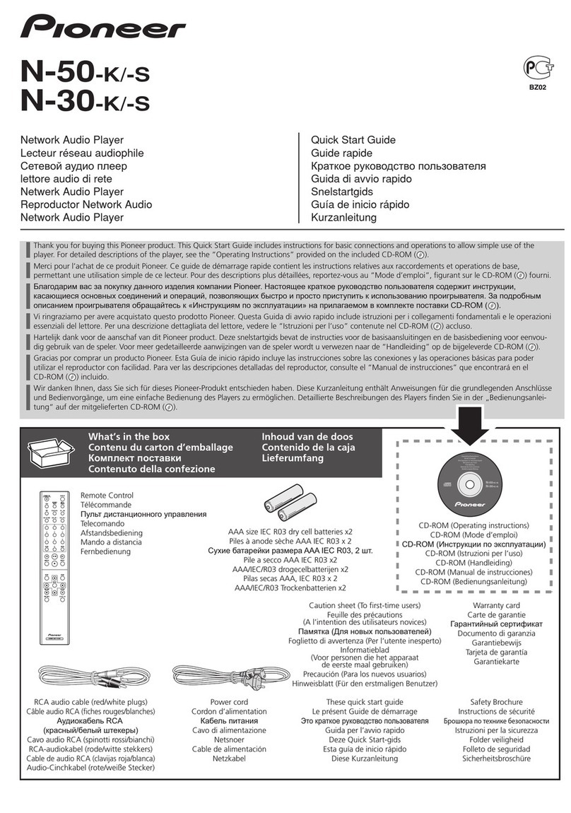 Pioneer N-50-K/-S User manual