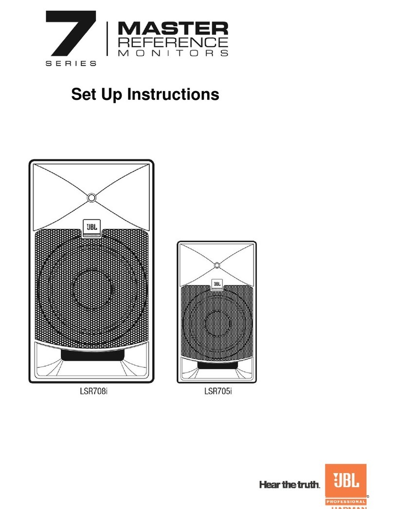 JBL LSR708i Manual