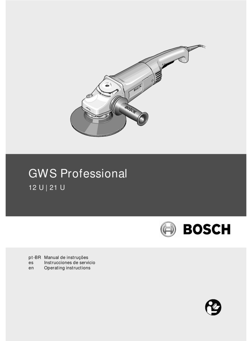 Bosch GWS Professional 12-U User manual