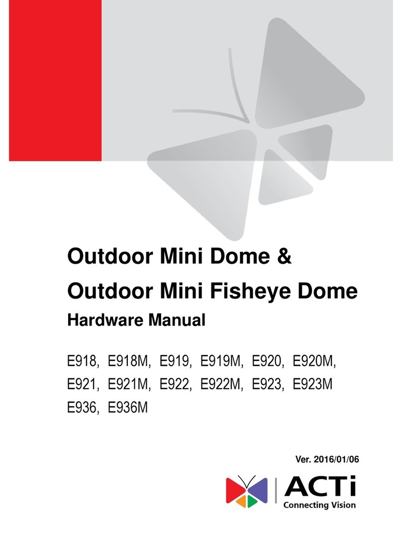 ACTi E918 User manual