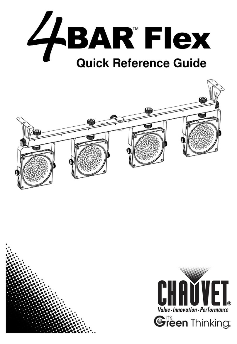 Chauvet 4 Bar Flex User manual