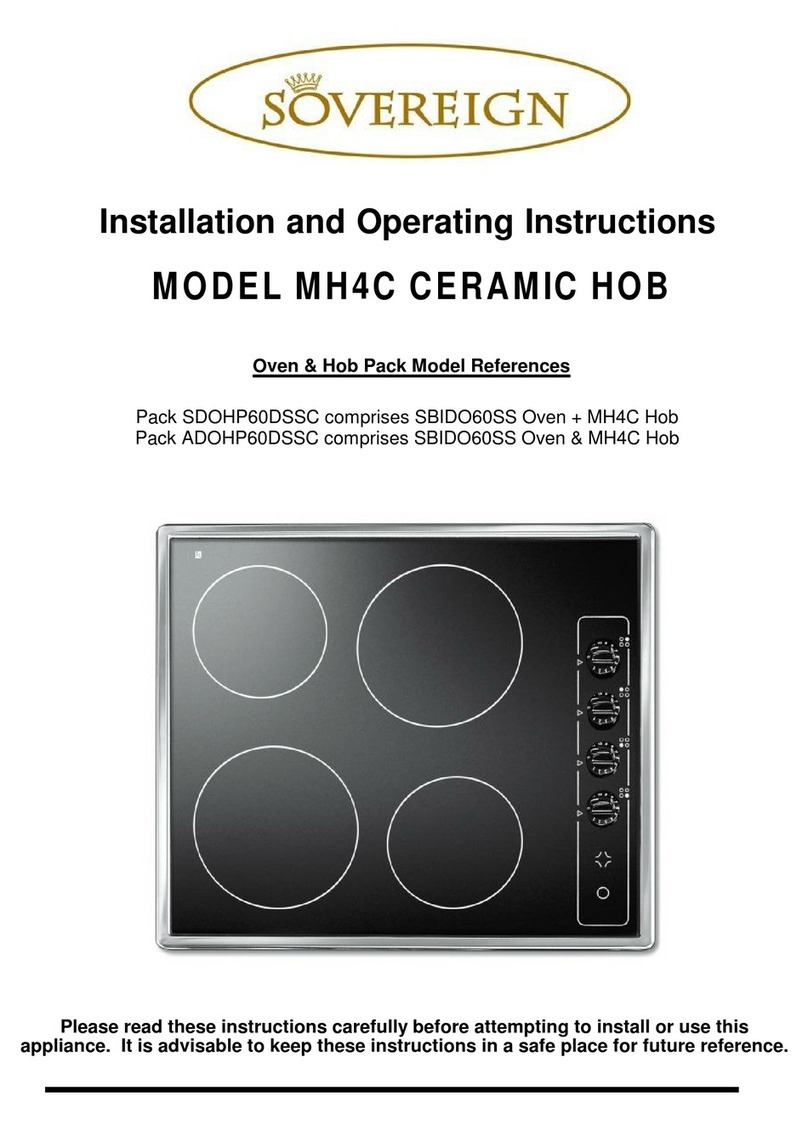 Sovereign MH4C Installation and operating instructions