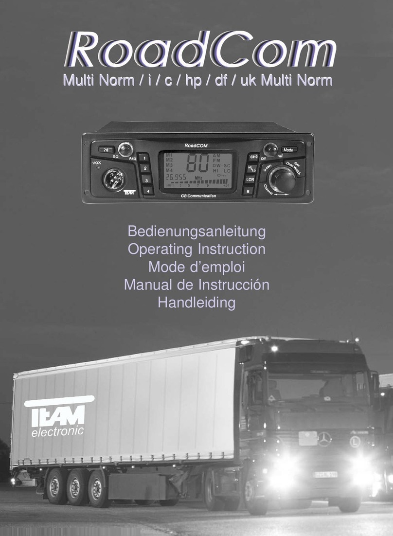 RoadCom Multi Norm operating instructions