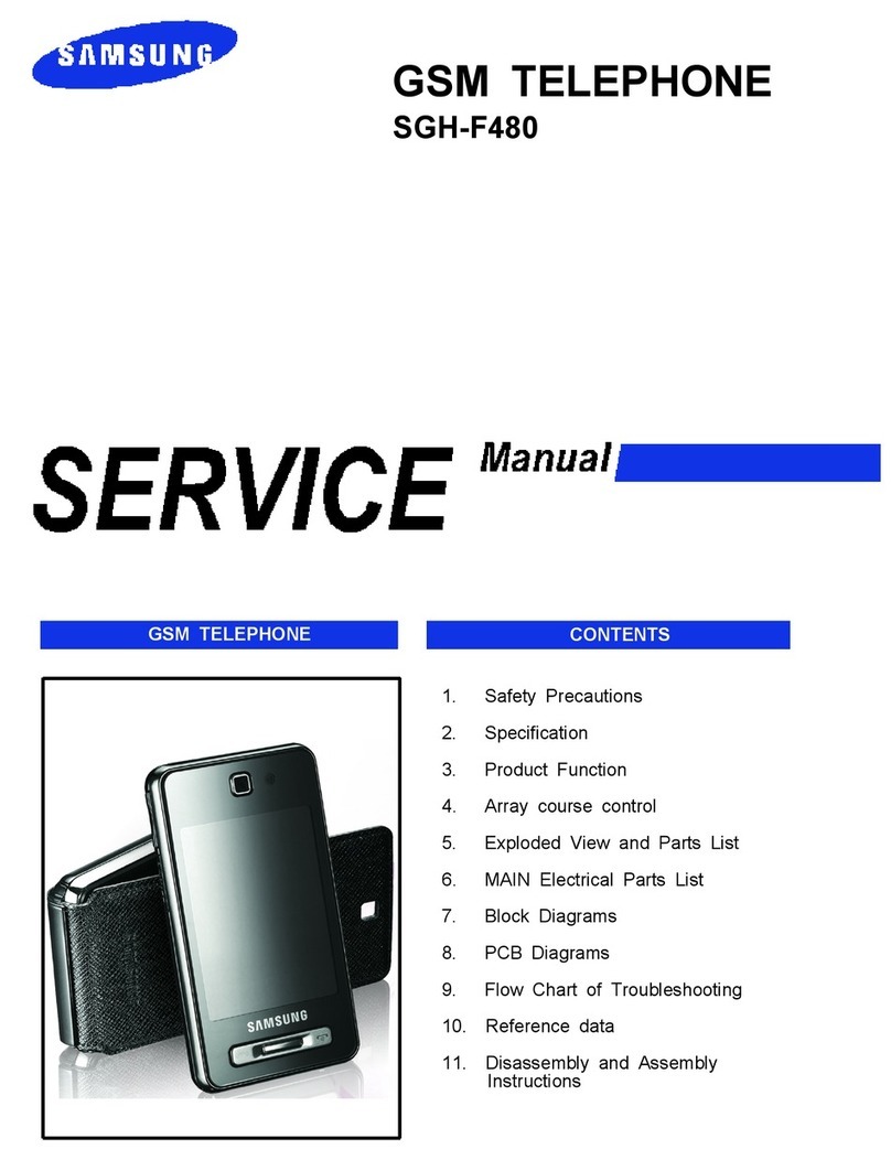 Samsung SGH-F480 Building instructions