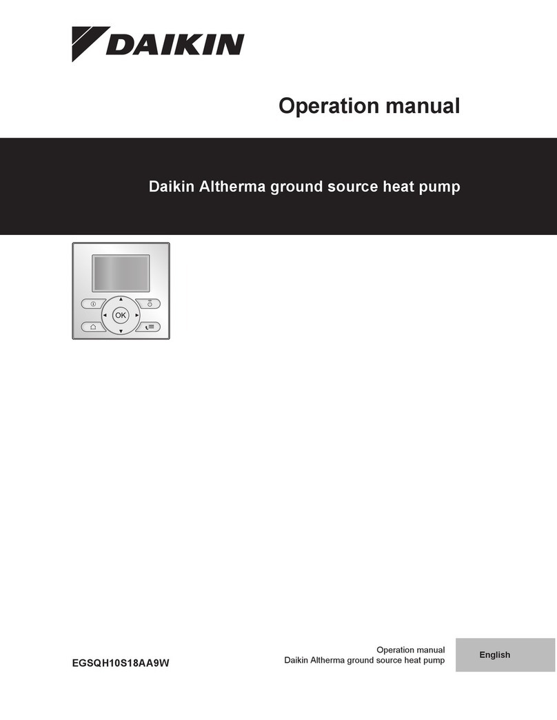 Daikin EGSQH10S18AA9W Operation manual