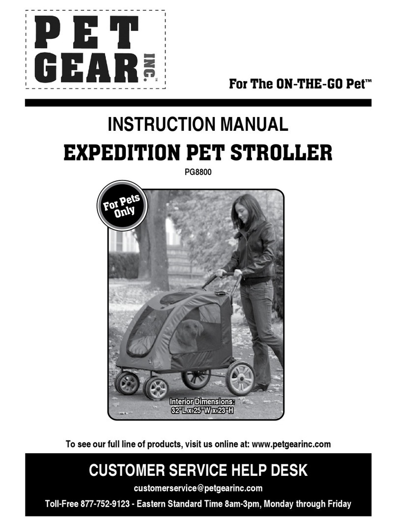 Pet Gear PG8800 instruction manual